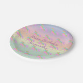 Glittering Borden voor Unicorn Papier Papieren Bordje (Gekanteld)