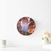 Glittering Caves Clock Ronde Klok (Huis)