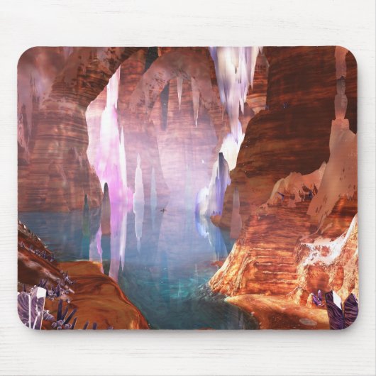 Glittering Caves Mousepad Muismat (Voorkant)