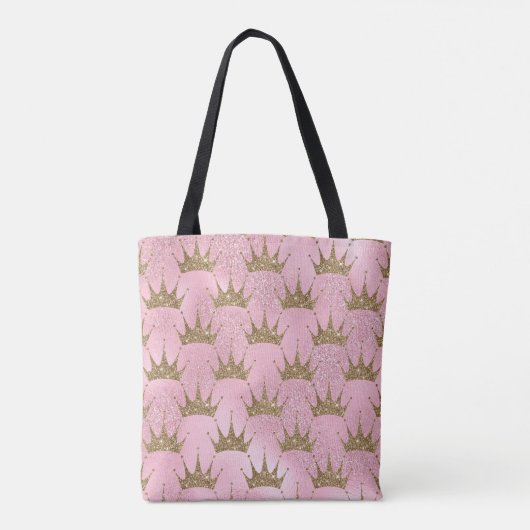Glittering Crown Tote Bag (Achterkant)