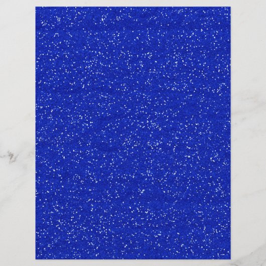 GLITTERING DARK ROYAL BLUE OCEAN WHITE SPARKLES TE FLYER (Voorkant)