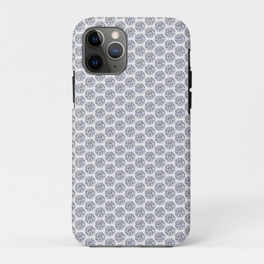 Glittering Diamond patroon op zilver Case-Mate iPhone Case (Achterkant)