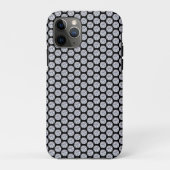 Glittering Diamond patroon op zwart Case-Mate iPhone Case (Achterkant)