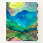 Glittering en Abstract Notitieboek (Achterkant)