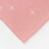 👸 Glittering Fairy Princess Custom Name Fleece Deken (Hoek)