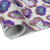 Glittering Geode Cadeaupapier (Rol Hoek)