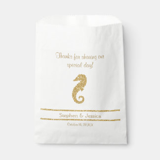 Glittering Gold "Bedankt... onze dag delen" Bedankzakje