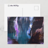 Glittering grotten bij acht Briefkaart (Voorkant / Achterkant)