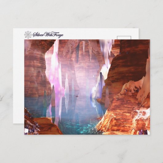 Glittering kantelt Briefkaart (Voorkant / Achterkant)