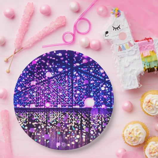 Glittering Lights 9" Papier Bord (Feest)