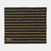 Glittering-lijnen Fleece Deken (Voorkant (Horizontaal))