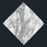 Glittering Marble Stone Bandana<br><div class="desc">Mooie zilverkleurige en grijze marmer met glitter</div>