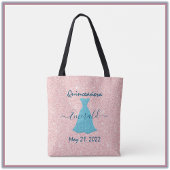 Glittering Quinceanera Herdenking Canvas tas