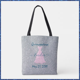 Glittering Quinceanera Herdenking Canvas tas