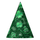 Glittering Shamrocks and Swirls ID289 Feesthoedjes (Links)