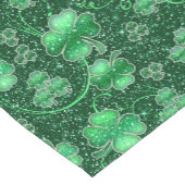 Glittering Shamrocks and Swirls ID289 Korte Tafelloper (Hoek)