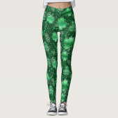 Glittering Shamrocks and Swirls ID289 Leggings (Voorkant)