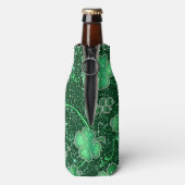 Glittering Shamrocks Happy St. Paddy's ID289 Flesjeskoeler (Fles Achterkant)