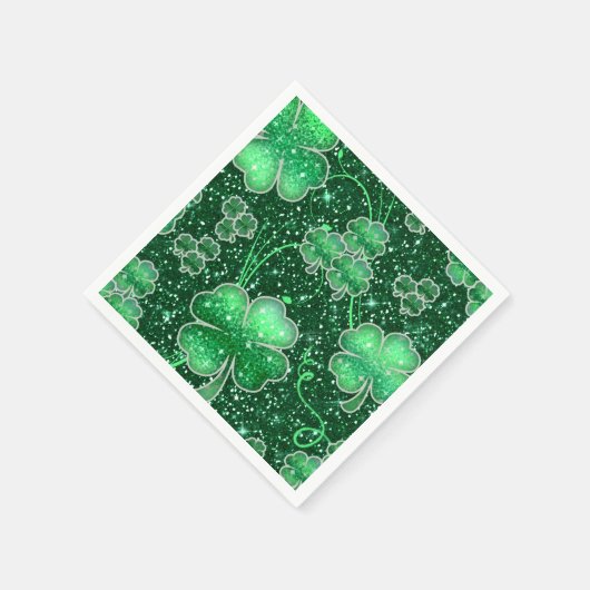 Glittering Shamrocks Pattern ID289 Servet (Hoek)