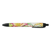 Glittering Spring Floral Tapestry Zwarte Inkt Pen (Bodem)