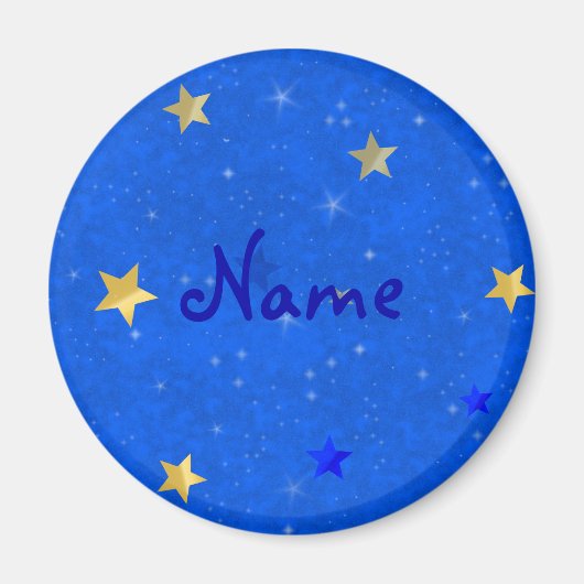 Glittering sterhemels magneet (Voorkant)