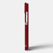 Glittering sterren Royal Red Case-Mate iPhone Case (Achterkant / Links)