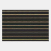 Glittering-Stippen en -lijnen Inpakpapier Vel (Voorkant 2)