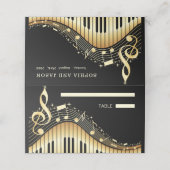 Glittering-toetsenbord Plaatskaartje (Buitenkant ongevouwen)