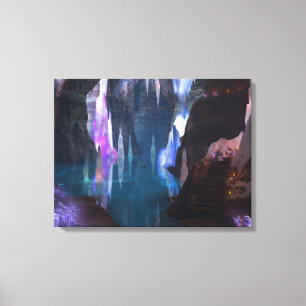 Glittering veroorzaakt door Night Canvas Print