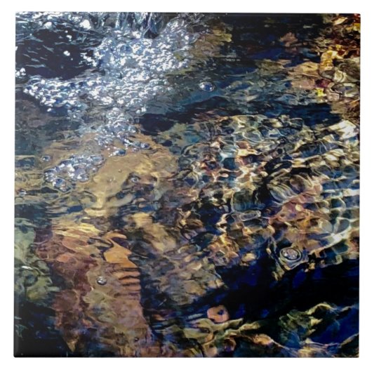 Glittering Waters Tile Tegeltje (Voorkant)
