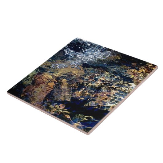 Glittering Waters Tile Tegeltje (Zijkant)
