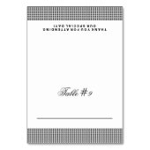 Glittering Wedding Folded Place Card Kaart (Voorkant)