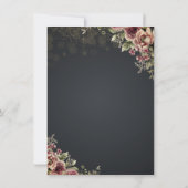 Glitterjurk, Vlinder Bloemenconfetti Kaart (Achterkant)