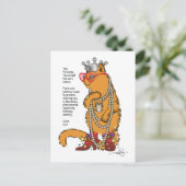 Glitterkat Postkaart (Staand voorkant)