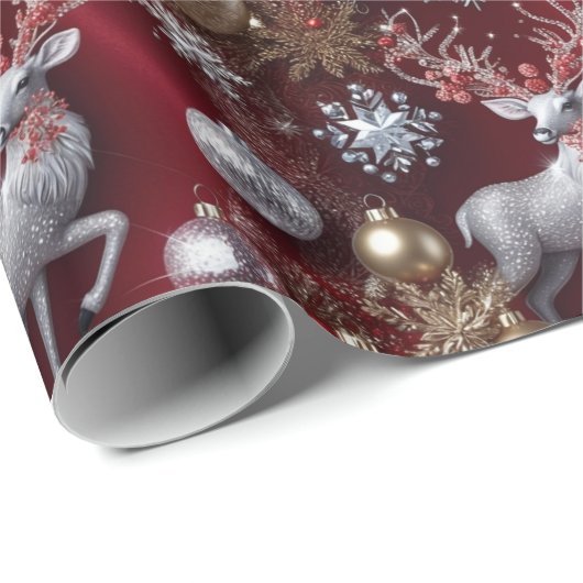 glitterkerst cadeaupapier (Rol Hoek)