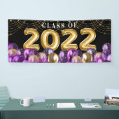 Glitterklasse goud en Paarse glitter van 2022 Afst Spandoek (Beurs)