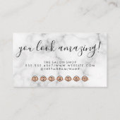 Glitterovervloeiachtergrond | wimper klantenkaartje (Achterkant)