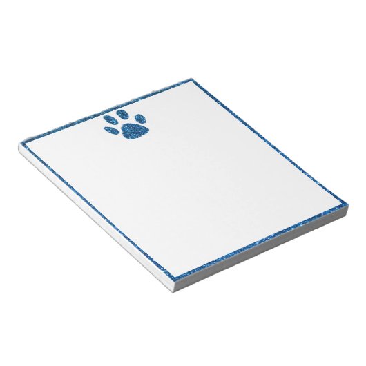 Glitterpafdruk Notitieblok (Schuin)