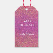 glitterpartij cadeaulabel (Voorkant)