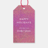 glitterpartij cadeaulabel (Achterkant)