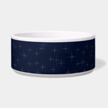 Glitterpatroon op marineblauw