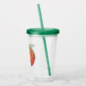 glitterperzik acryl drinkbeker (Links)