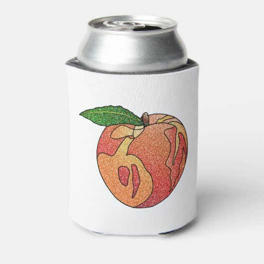 glitterperzik blikjeskoeler (Blikje Achterkant)