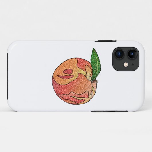 glitterperzik Case-Mate iPhone case (Achterkant (horizontaal))
