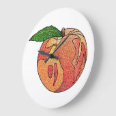 glitterperzik grote klok (Hoek)