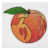 glitterperzik perfect poster (Voorkant)