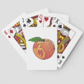 glitterperzik pokerkaarten (Achterkant)