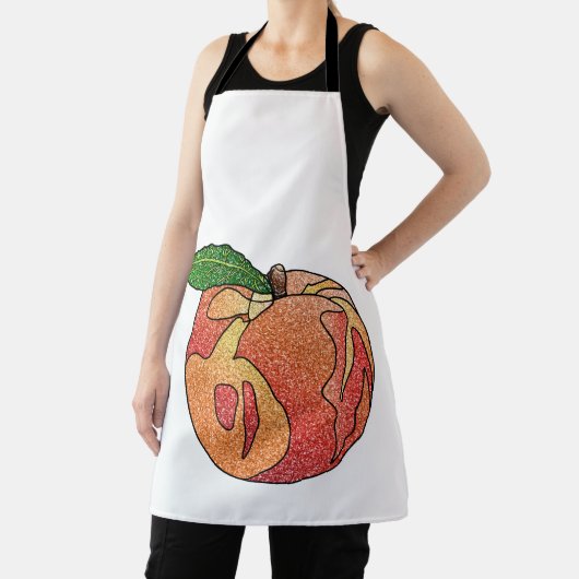 glitterperzik schort (Insitu)