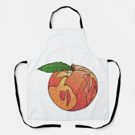 glitterperzik schort