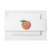 glitterperzik uitnodigingen wikkel (Voorkant Voorbeeld)